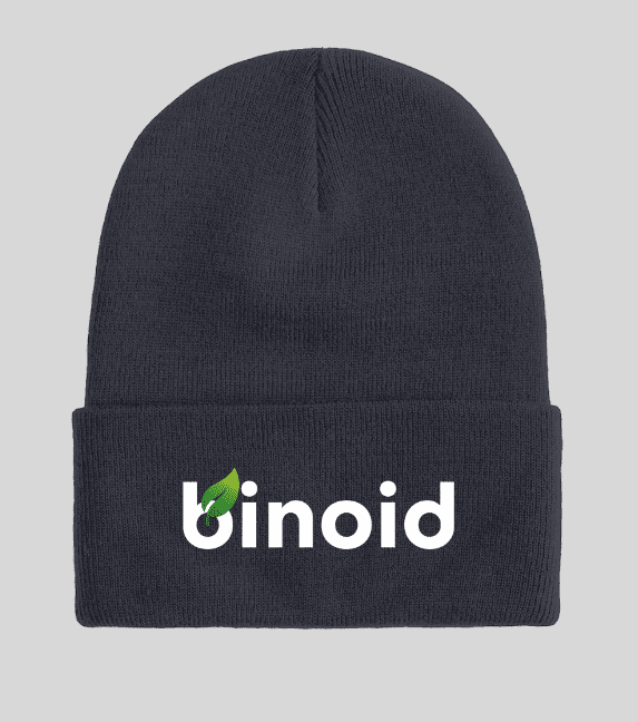 Blue and White Beanie - Binoid - Binoid CBD