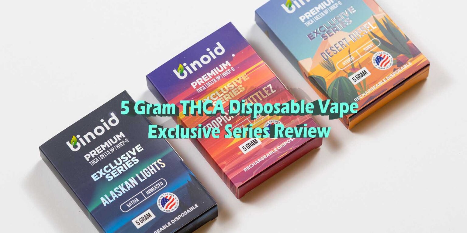 Binoid 5 Gram THCA Disposable Vape Review | Exclusive Series