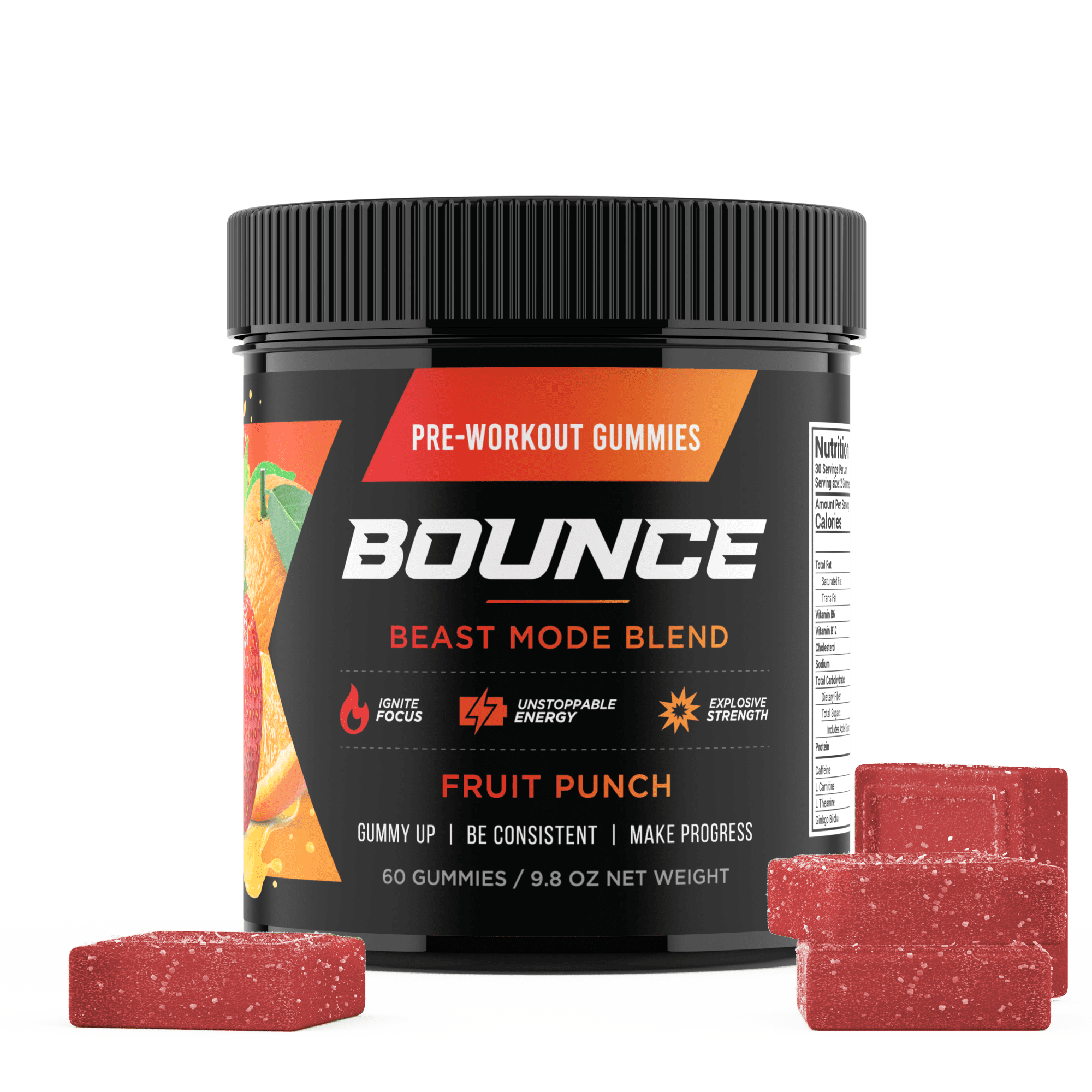 Pre-Workout Gummy Bears from Bounce Nutrition