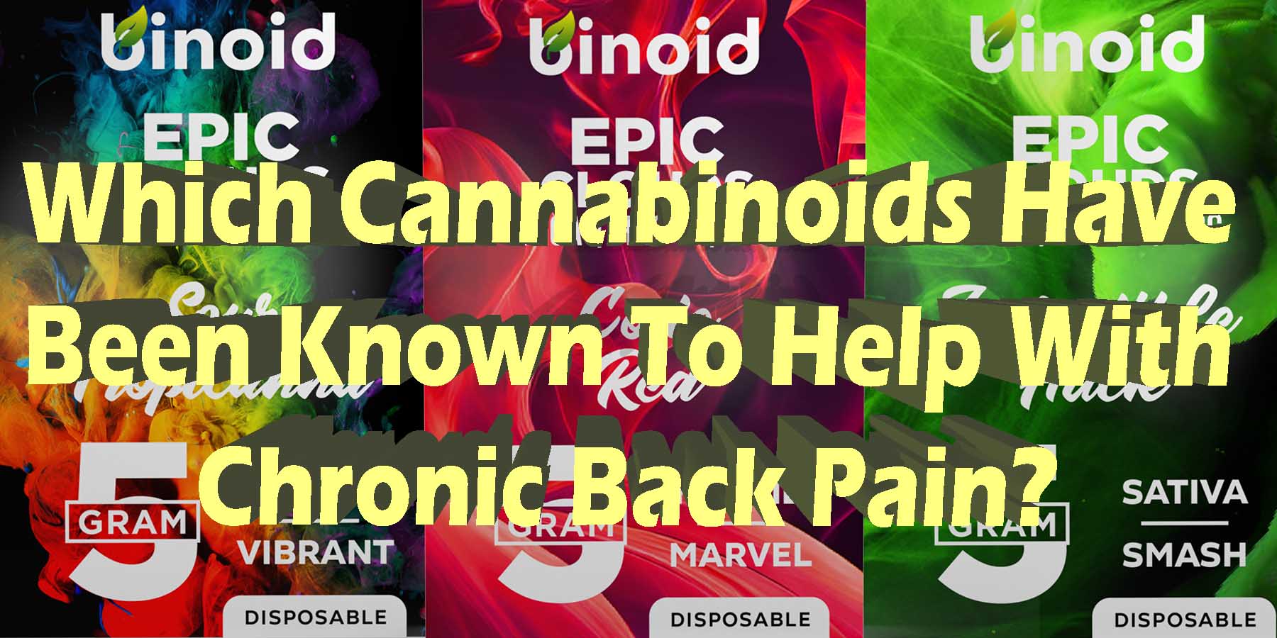 THC Products Pain Relief - Binoid CBD